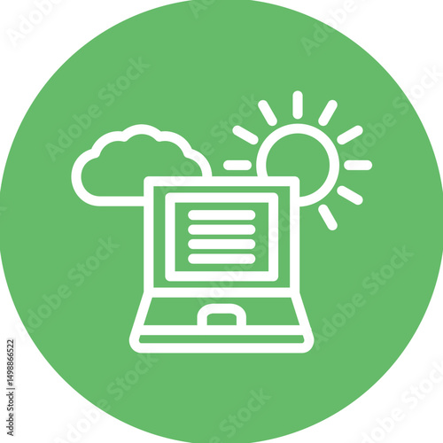 Digital Nomad Icon