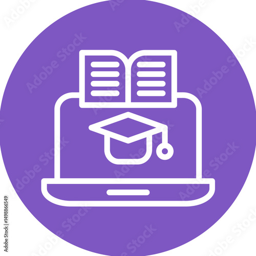 Distance Learning Icon