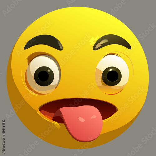 smiley face with a smile