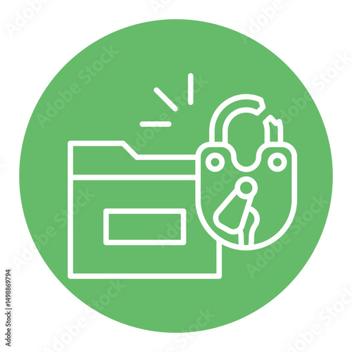 Data Leak Icon