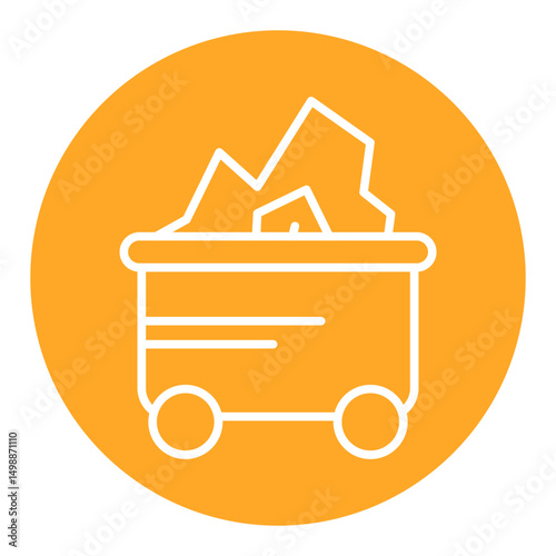 Mining Cart Icon