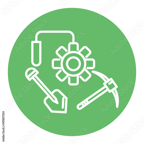 Mining Equipment Icon