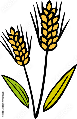 벼 일러스트
