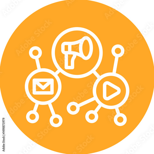 Viral Distribution Icon