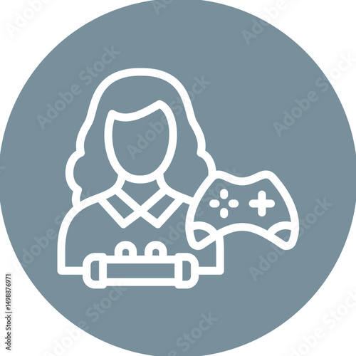 Game Tester Female Icon