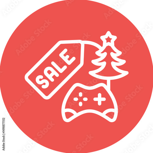 Christmas Sale Icon