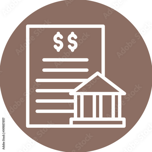 Bank Statement Icon