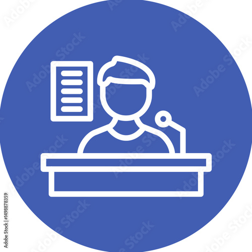 Speech Writer Icon