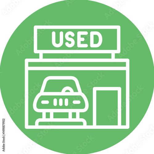 Used Car Dealership Icon