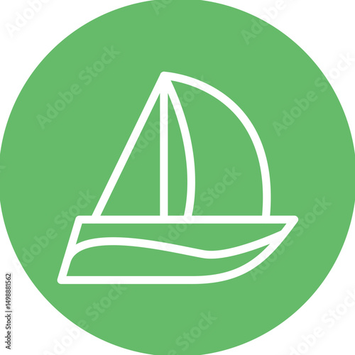 Sailing Boat Icon
