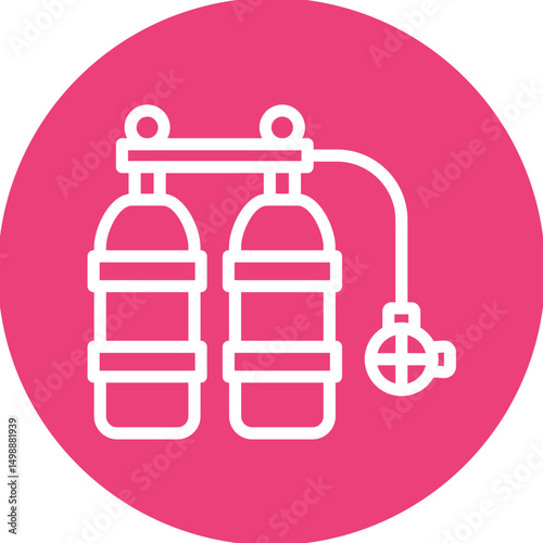 Diving Tank Icon