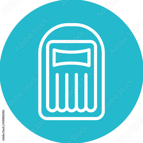 Beach Mattress Icon