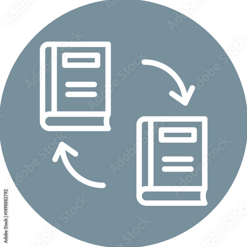 Literature Exchange Icon