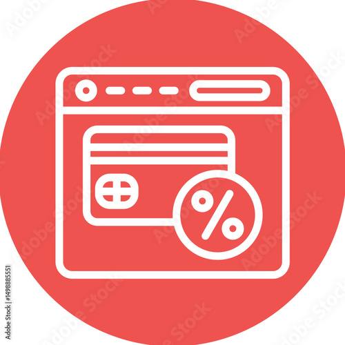 Credit Card Installment Icon