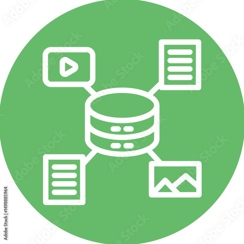 Unstructured Data Icon