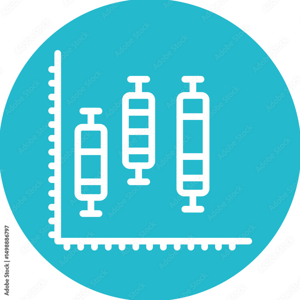 Fototapeta premium Box Plot Icon