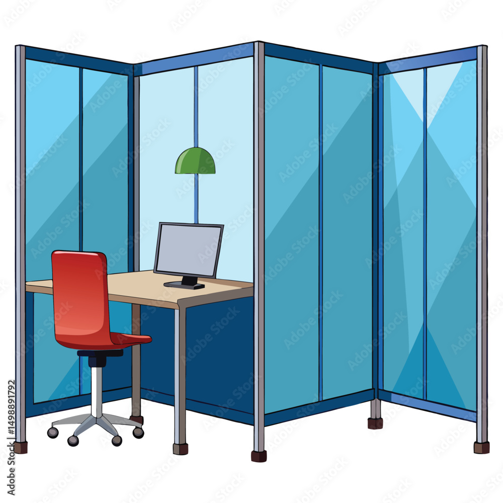Fototapeta premium Office partition