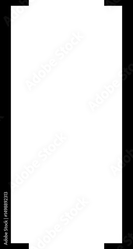 Text brackets icon. Black quotation marks. Curly braces, double symmetric and angle. Vintage typographic symbol calligraphic quote frame. Doodle, element lettering. Vector for punctuation math.