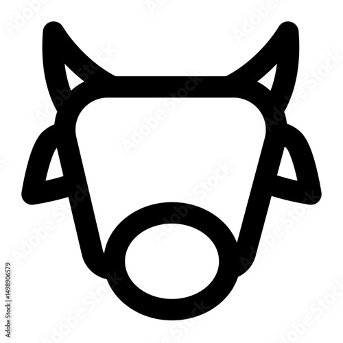 bull market  icon for illustration