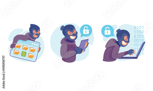 Cybersecurity Threat An Illustrated Representation of Digital Intrusion and Its Implications