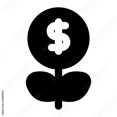 investment  icon for illustration