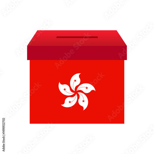 Election in Hong Kong. Election Concept. Vector Illustration.