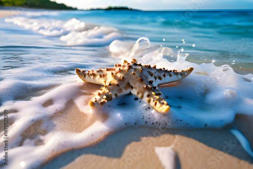starfish on the beach