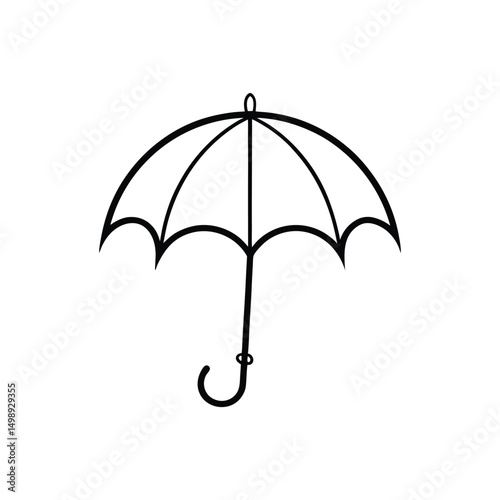 umbrella isolated on white background