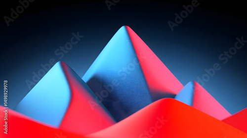 Dark blue abstract fluid gradient background