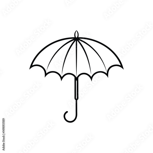 umbrella isolated on white background