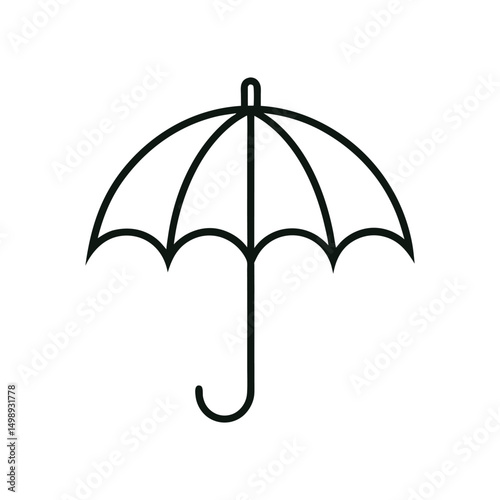 umbrella isolated on white background