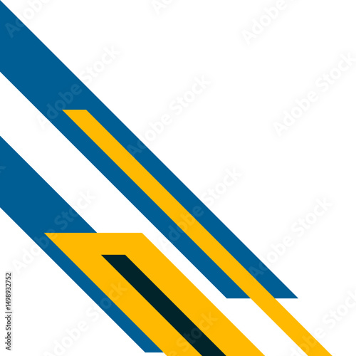 Free Download Business Parallelogram Corner - GFXLoad