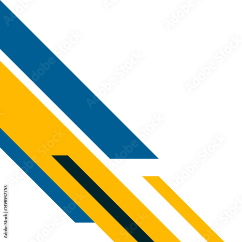 Free Download Business Parallelogram Corner - GFXLoad