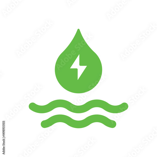 hydropower Vector icon