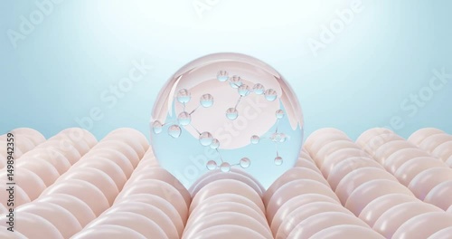 collagen serum, skin care cosmetics solution