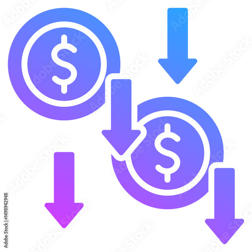 Cost Reduction Icon
