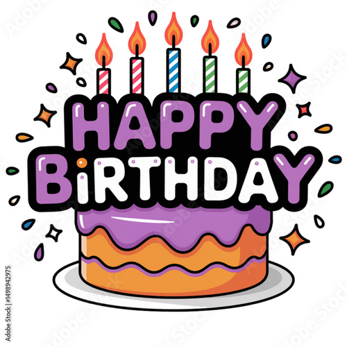 happy birthday cake