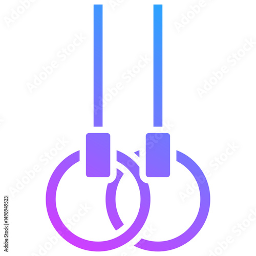 Gymnastics Rings Icon