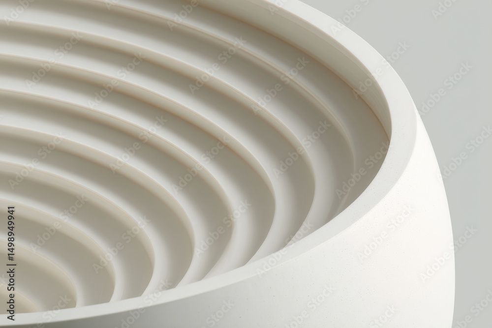 Obraz premium smooth ultrabright surface texture with gentle curves and soft lines creating serene and minimalistic atmosphere