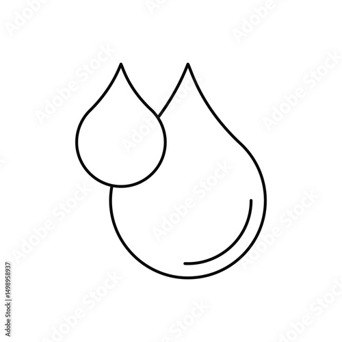 Water Drop Vector icon