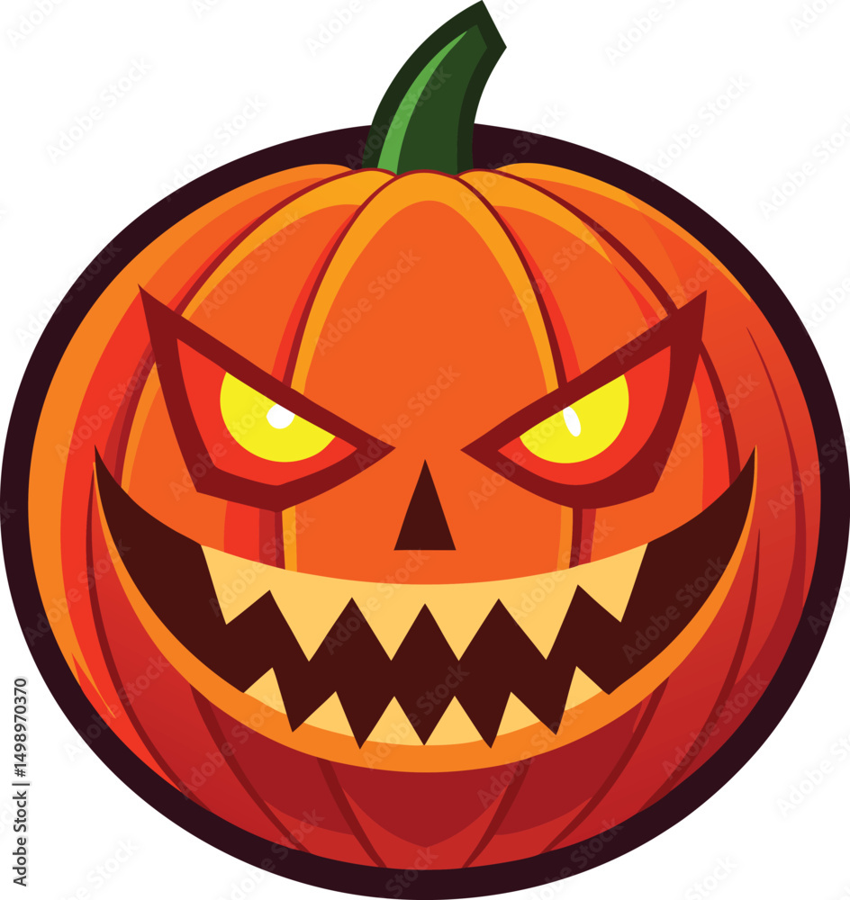 Fototapeta premium jack o lantern halloween pumpkin