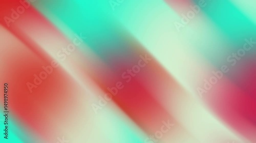 Blurry abstract background with red green and white colors.