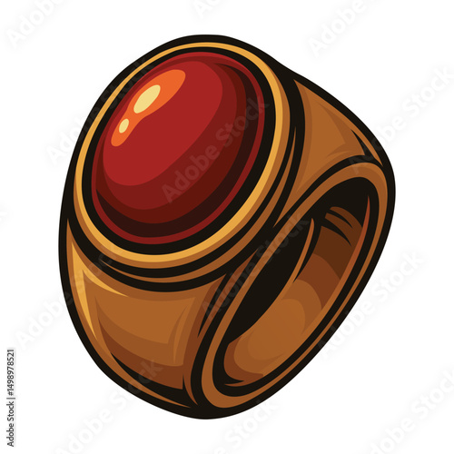 Akik rings vector logo illustration