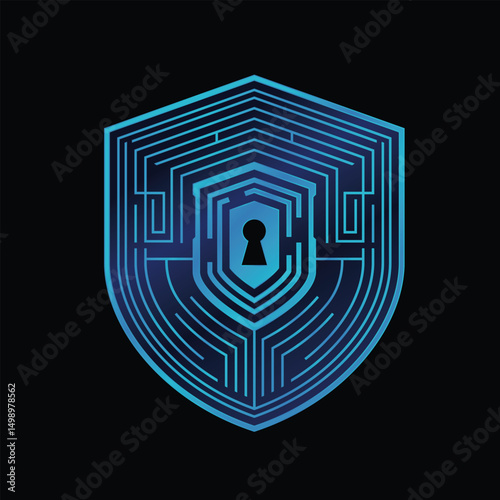 cybersecurity illustration symbol