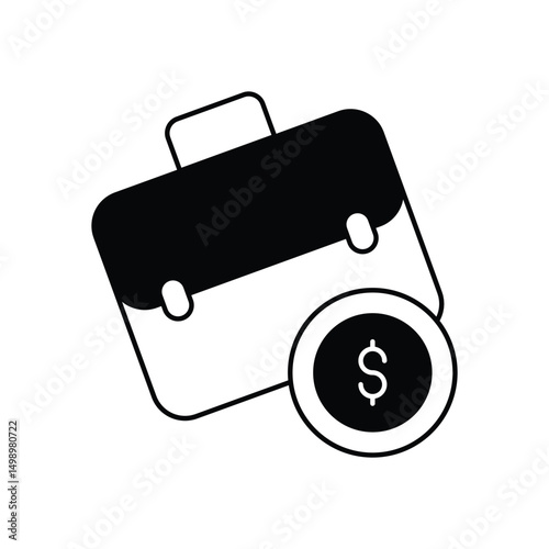 Briefcase Vector icon