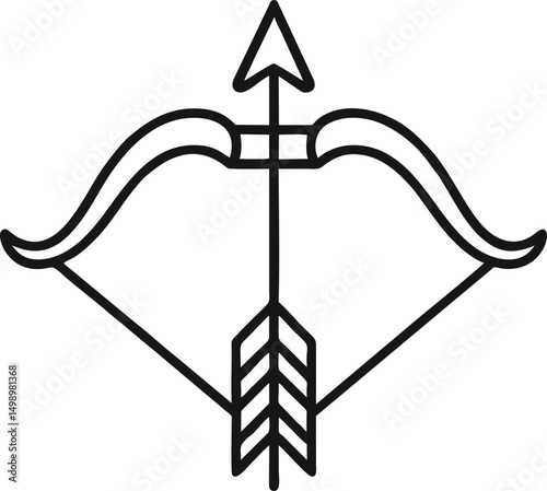 A simple bow and arrow design