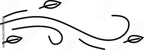 Wind with Leaf