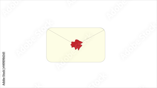 Red seal envelope