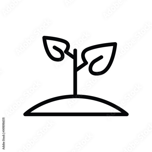 plant icon vector 