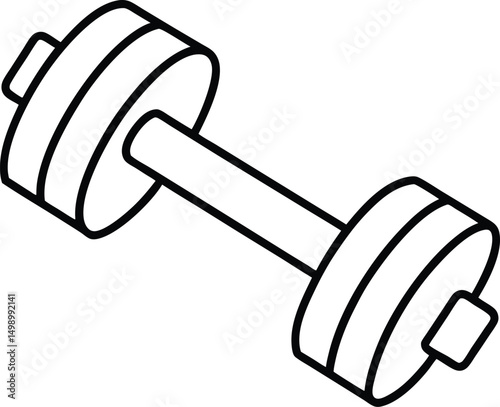 set of dumbbell